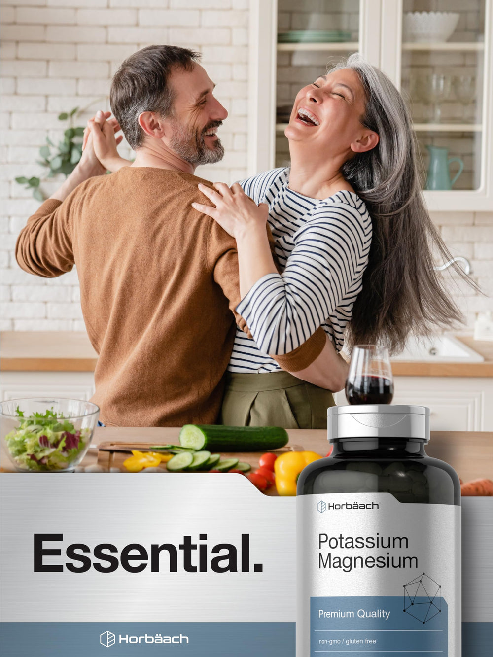 Horbäach Potassium Magnesium start your day with a glass of water