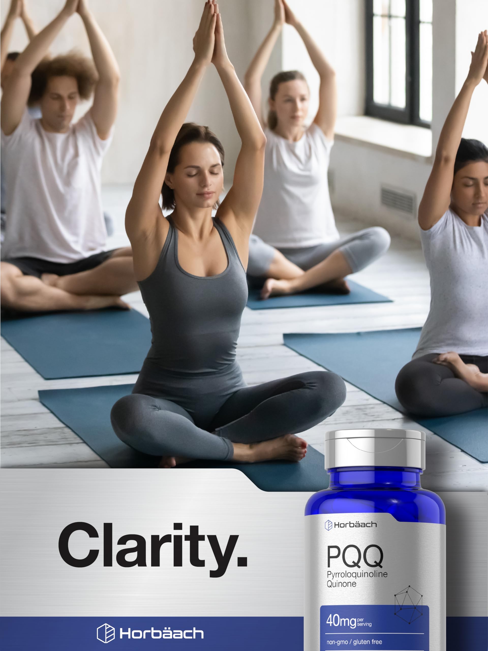 Horbäach PQQ lab-tested, trusted ingredients in a durable bottle