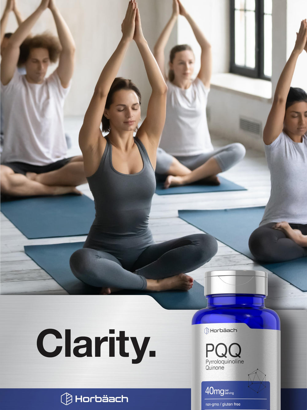 Horbäach PQQ lab-tested, trusted ingredients in a durable bottle