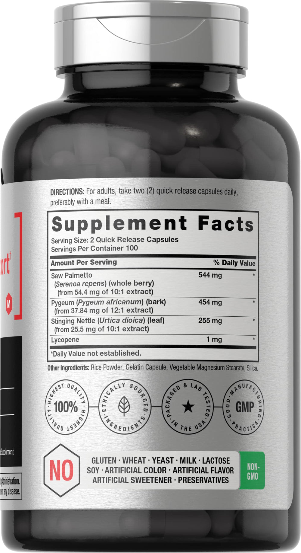 Horbaach Prostate Support capsules ready to take as part of daily routine