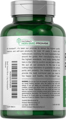 Ingredient label highlights gluten-free, non-GMO formulation.