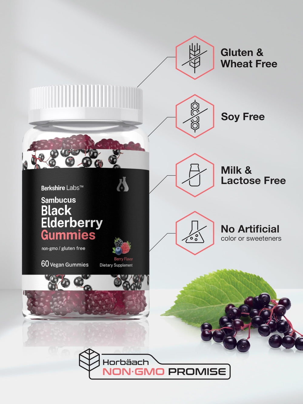Packaging shows Berkshire Labs branding and 60-count bottle.