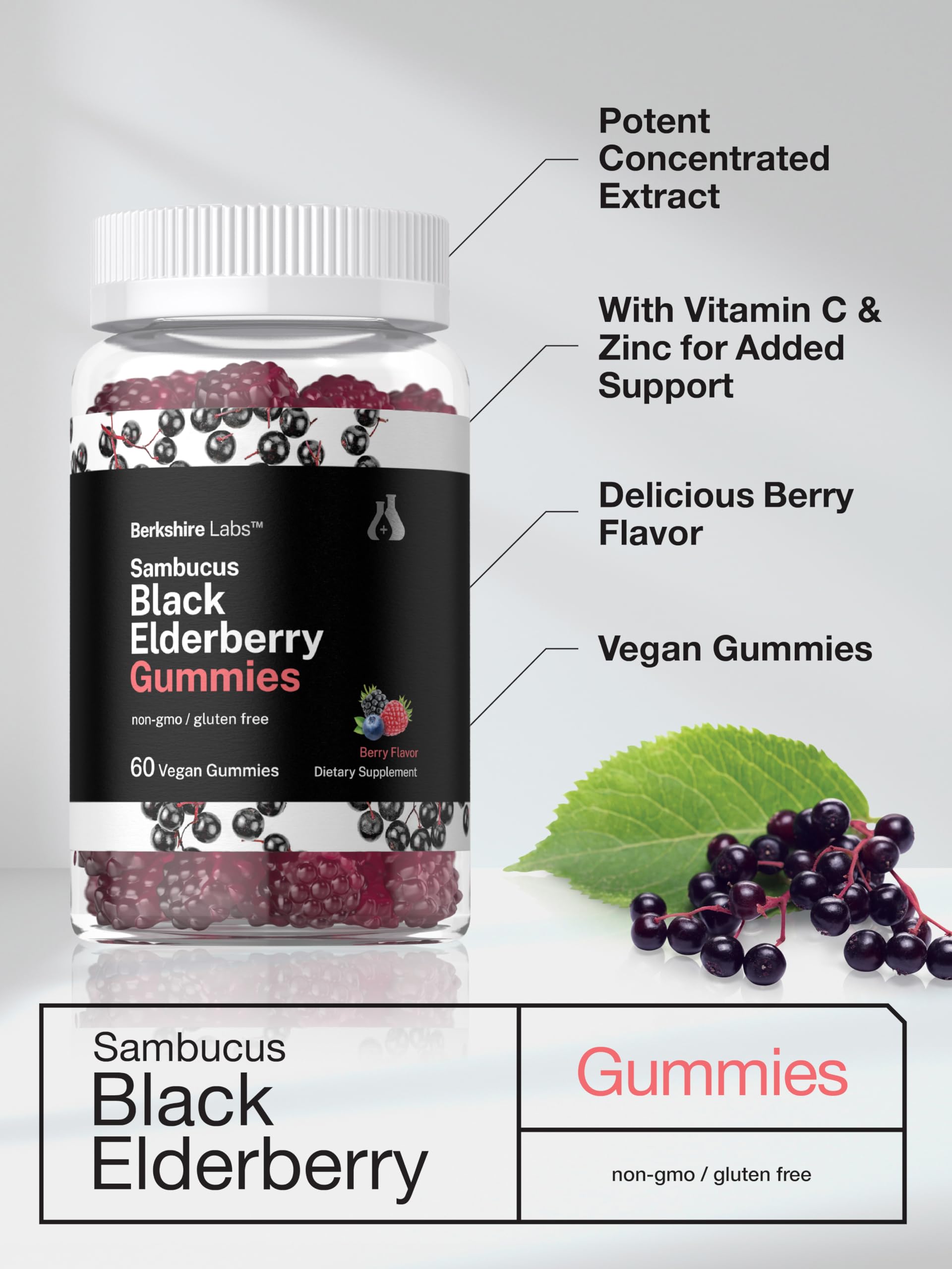 Pouring Horbaach gummies from the bottle for a daily serving.