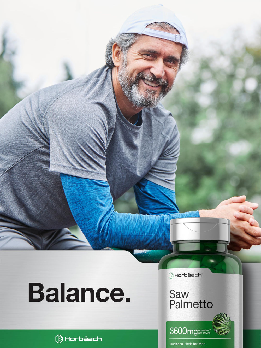Horbäach Saw Palmetto quick-release capsules for fast daily use