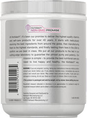 Horbaach Skin Rejuvenator powder with scoop emphasizes bioactive collagen types I and III.