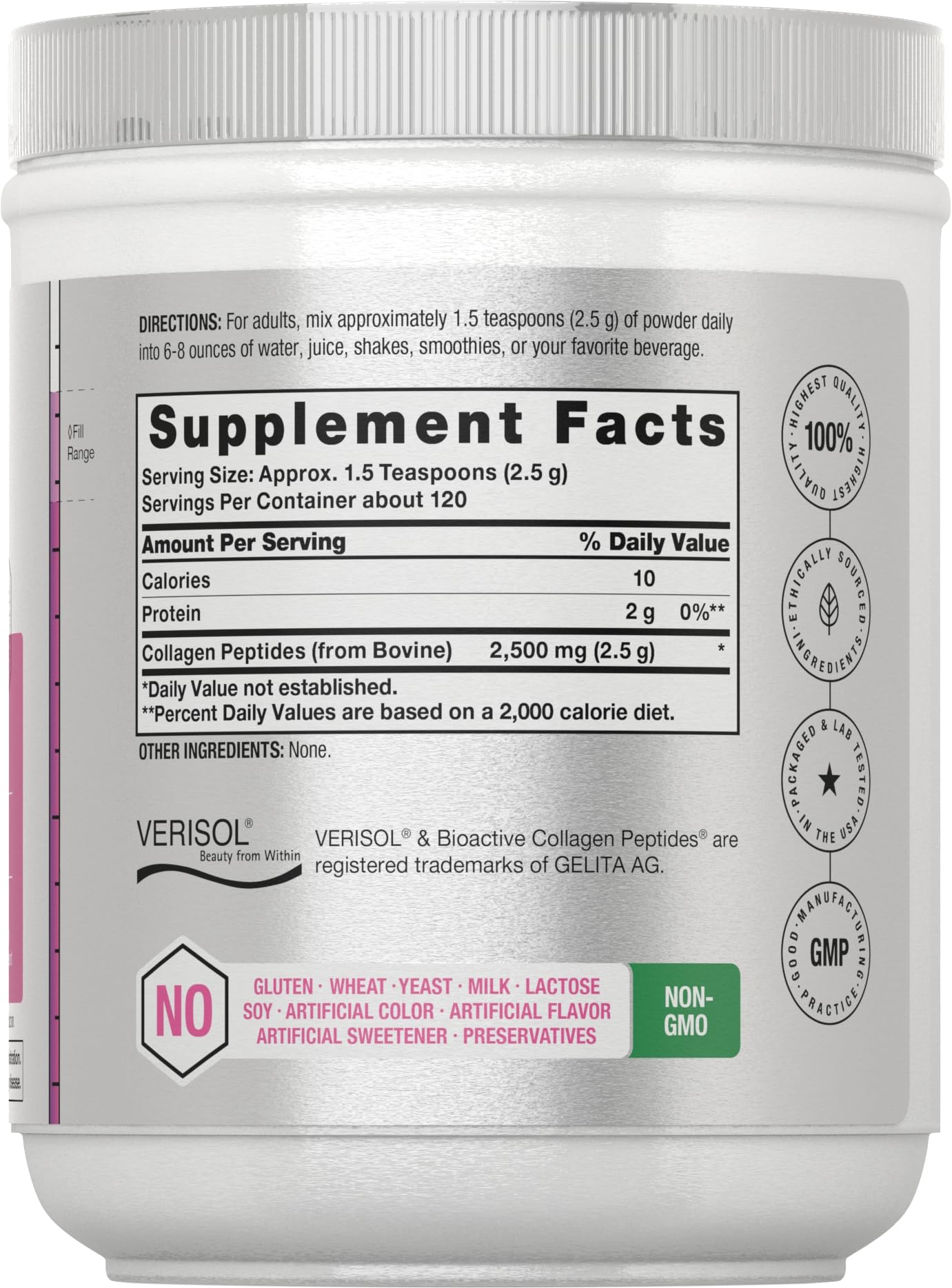 Horbaach Skin Rejuvenator label highlights non-GMO and gluten-free formula.