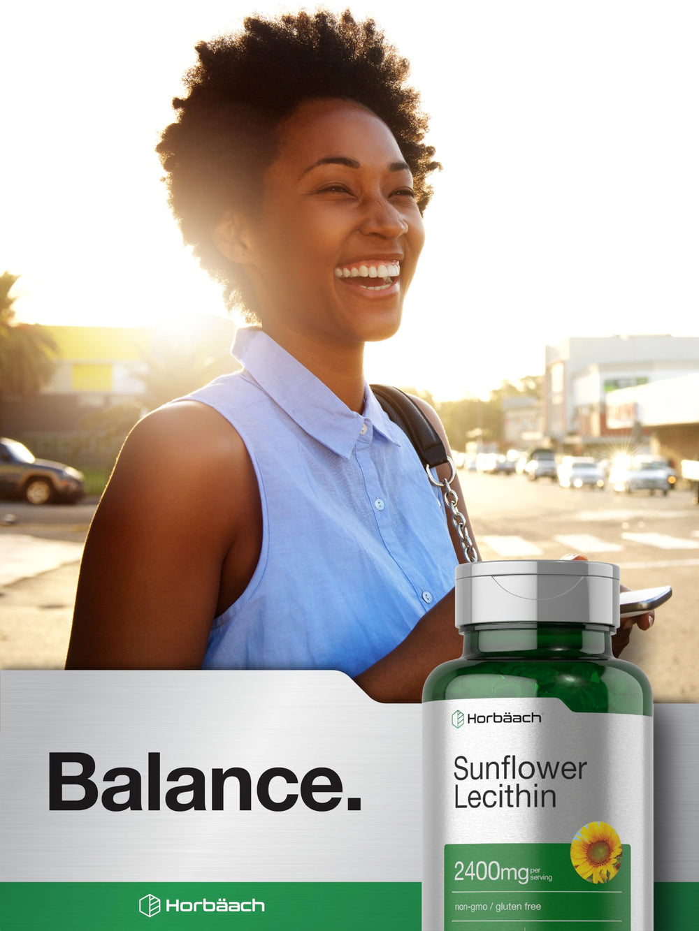 Sunflower Lecithin softgel on a kitchen counter illustrates simple daily integration