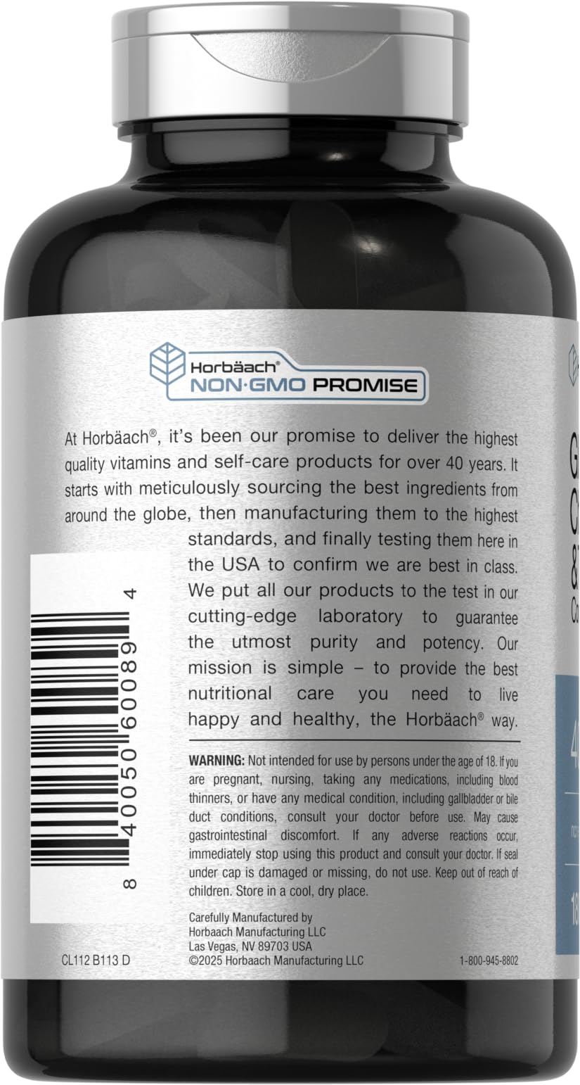 Horbäach turmeric and boswellia serrata ingredients visible on label