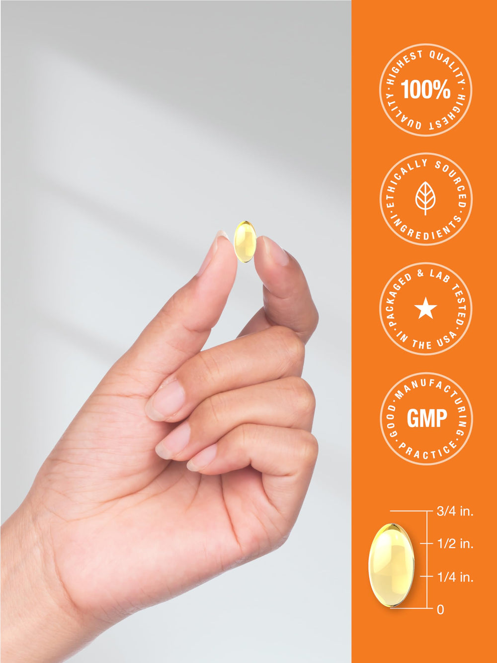 Value-size Horbaach D3 pack suitable for ongoing daily supplementation.