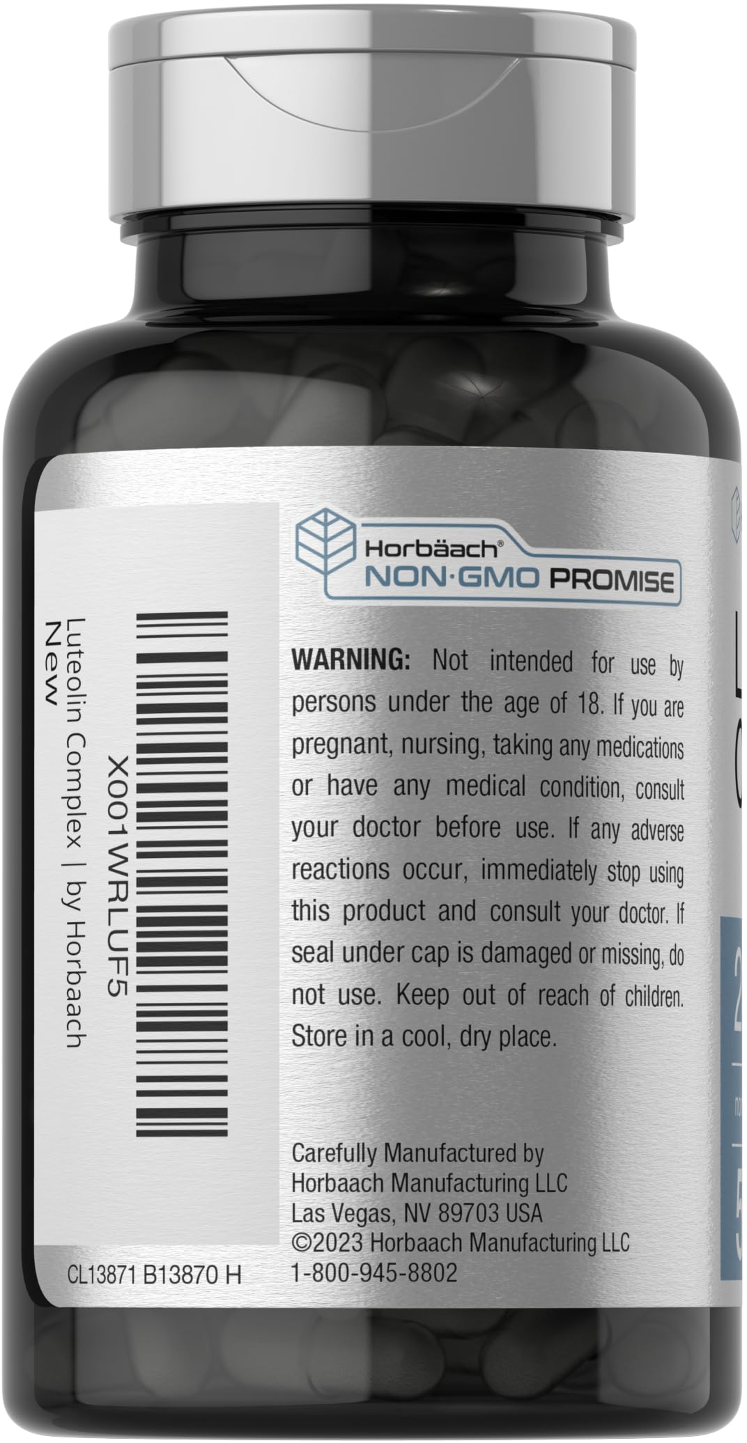 Horbäach vegetarian capsules pack highlighting plant-based wellness option