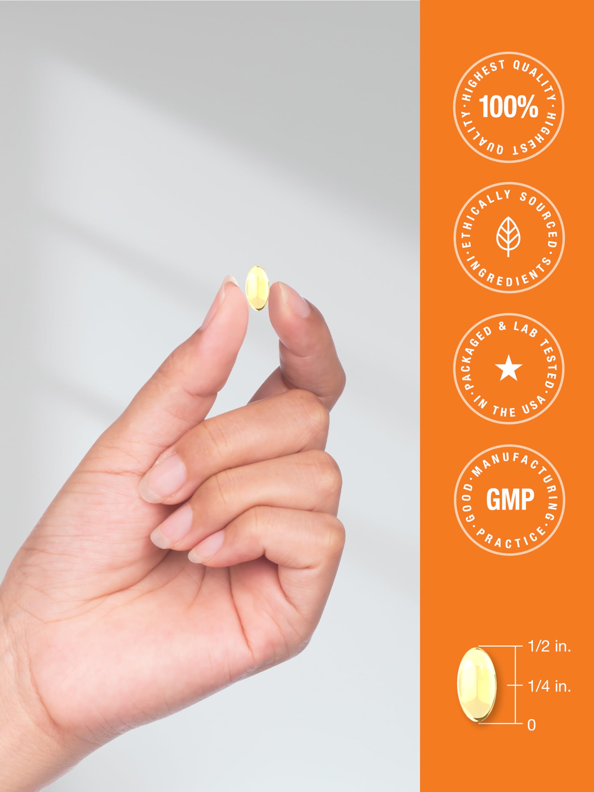 Horbäach Vitamin A 10000 IU softgels product label notes allergen-free claims.