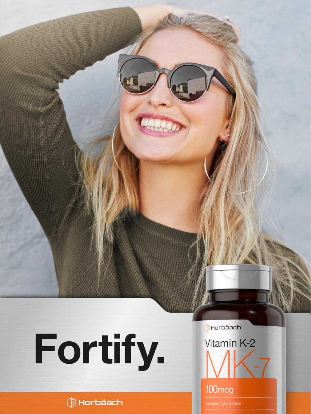 Horbäach Vitamin K2 MK7 softgel details on the ingredient chart
