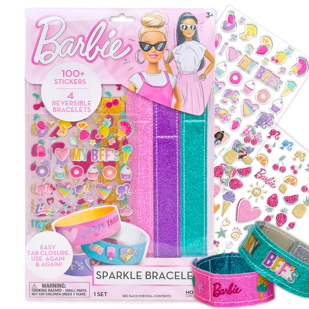 Horizon Barbie Sparkle Bracelet Kit box front, ideal gift idea for creative kids.