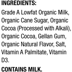 Horizon Organic chocolate milk box stack for compact on-the-go storage.