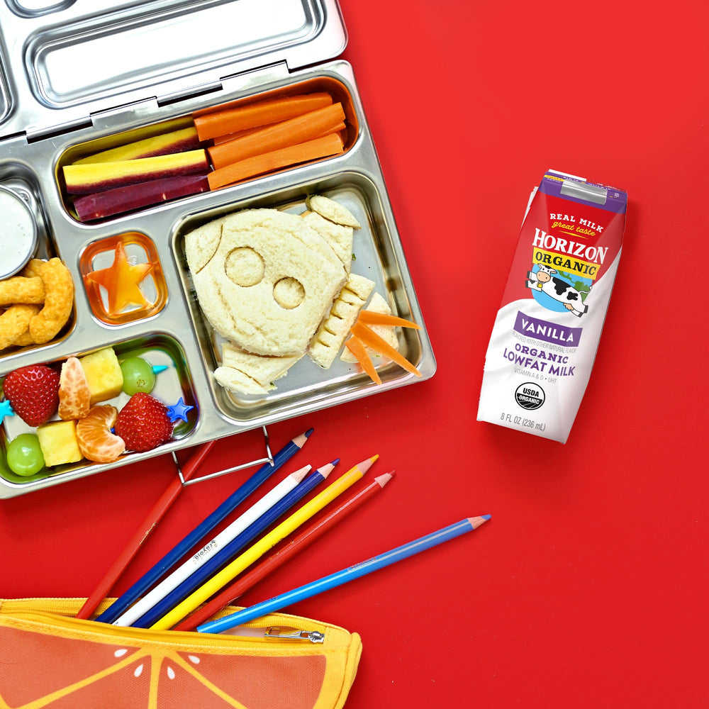 Easy-open Horizon Organic single-serve milk box for kids
