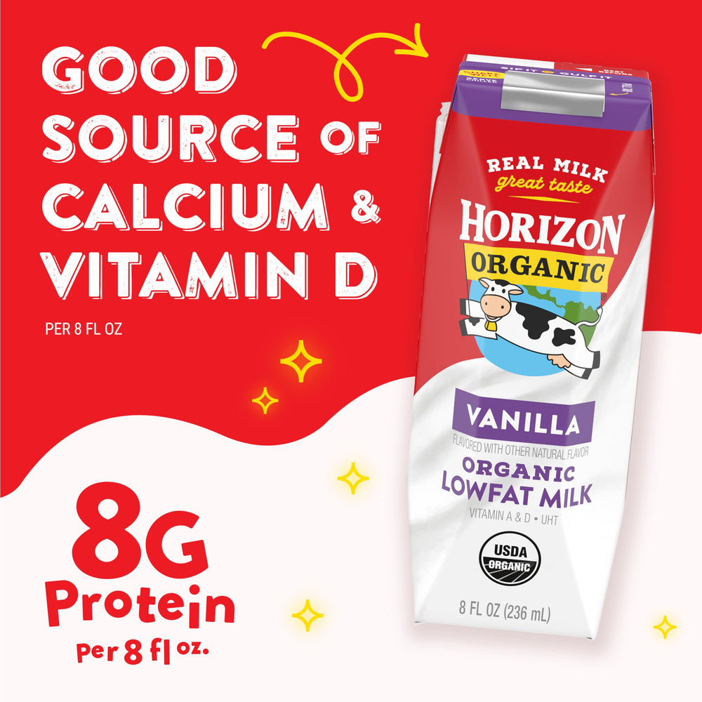 Horizon Organic USDA Organic milk box