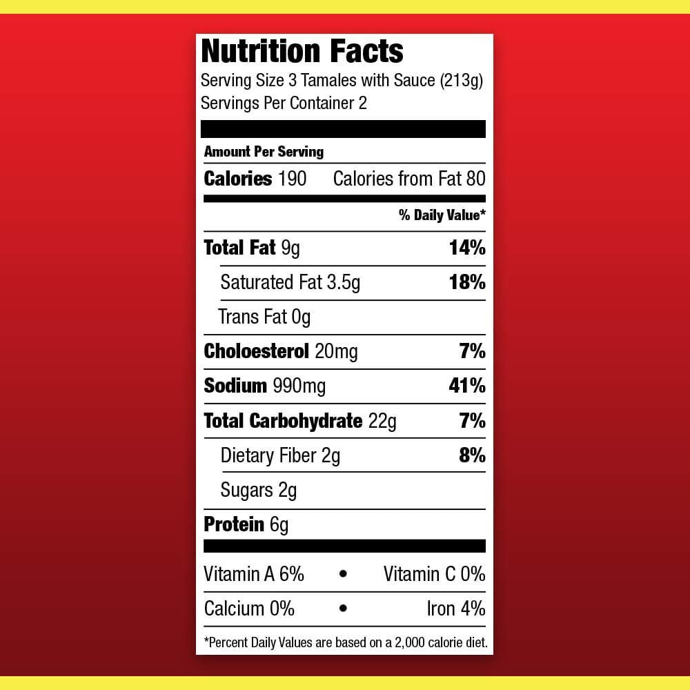 Hormel Beef Tamales can front label, quick heat-and-serve dinner option.