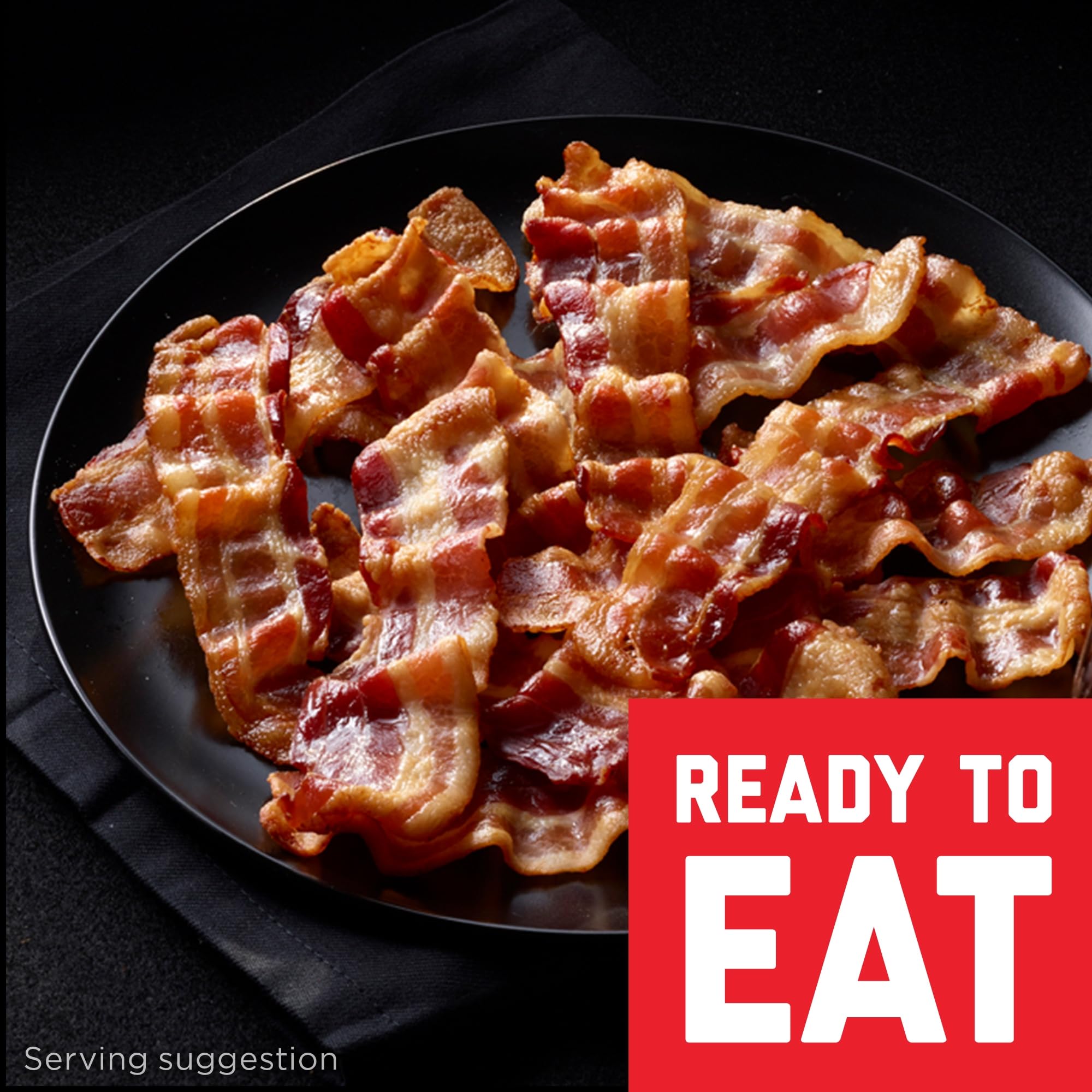 Bacon in casserole for a protein-packed dinner with Hormel Black Label.