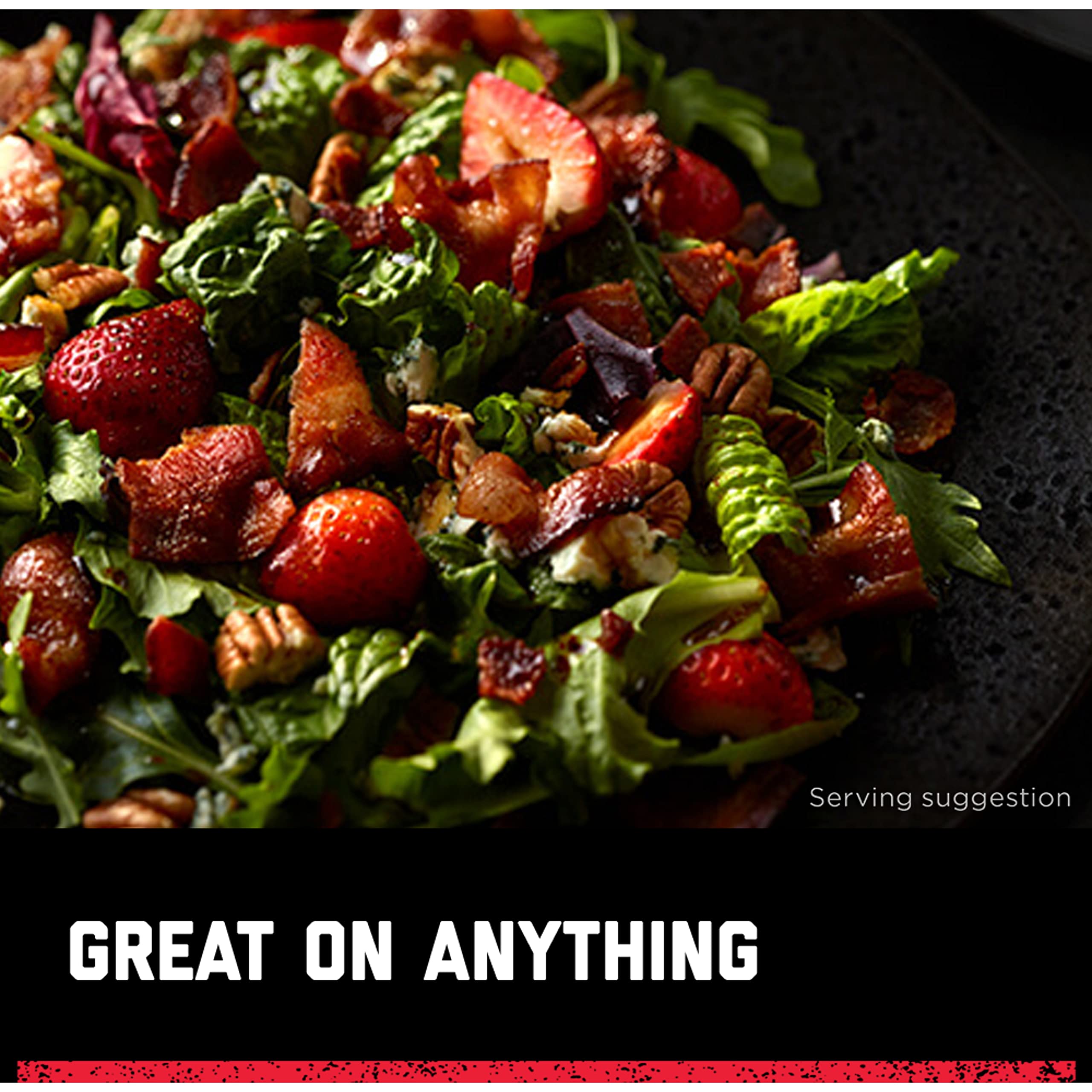 Hormel Black Label bacon bits in a convenient snack pack for on the go.