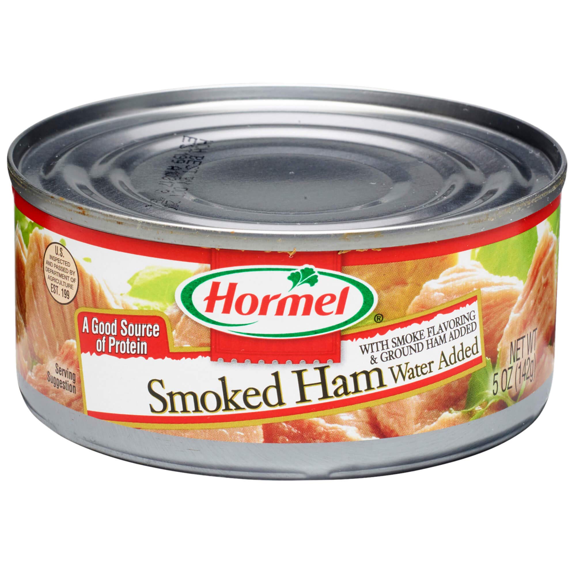 HORMEL canned ham cans provide ready-to-use protein for quick meals.