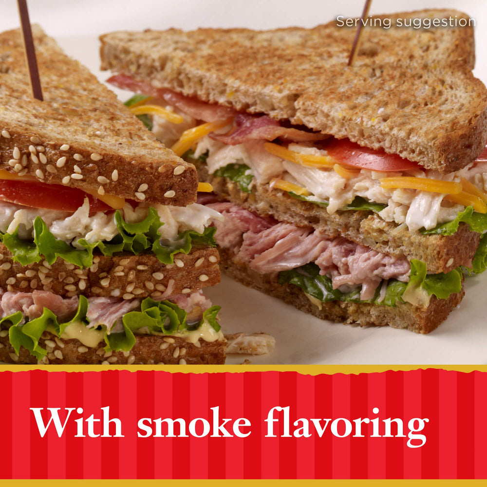 HORMEL canned ham prep scene shows easy opening and handling.