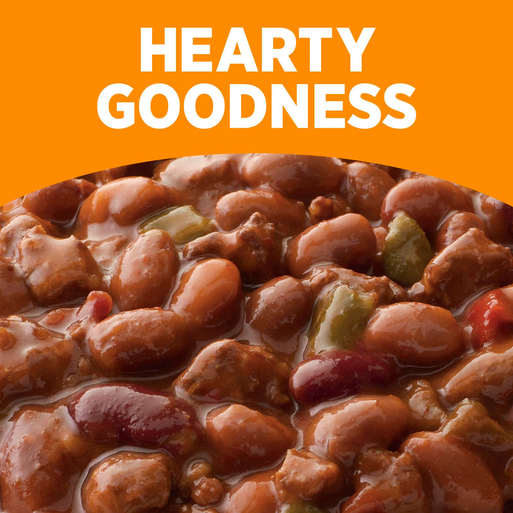Nutrition label on HORMEL COMPLEATS chili with beans package