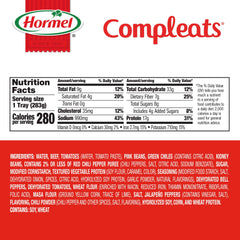 HORMEL COMPLEATS chili with beans tray open highlights ease of heating