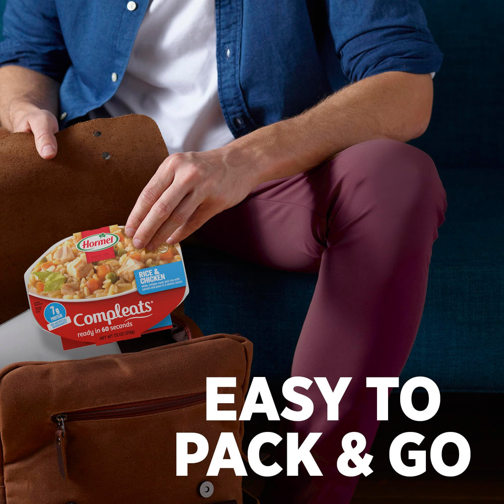 Dinnertime after work with HORMEL COMPLEATS tray
