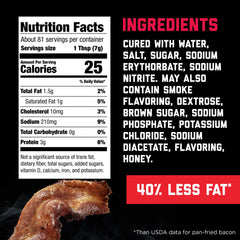 Hormel Real Crumbled Bacon bag seal preserves freshness for weeknight meals.