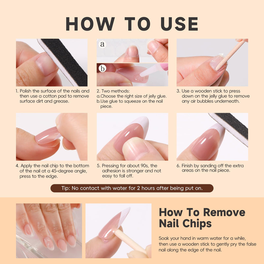 HOSAILY ABS gel nails offering durable, waterproof wear for daily use