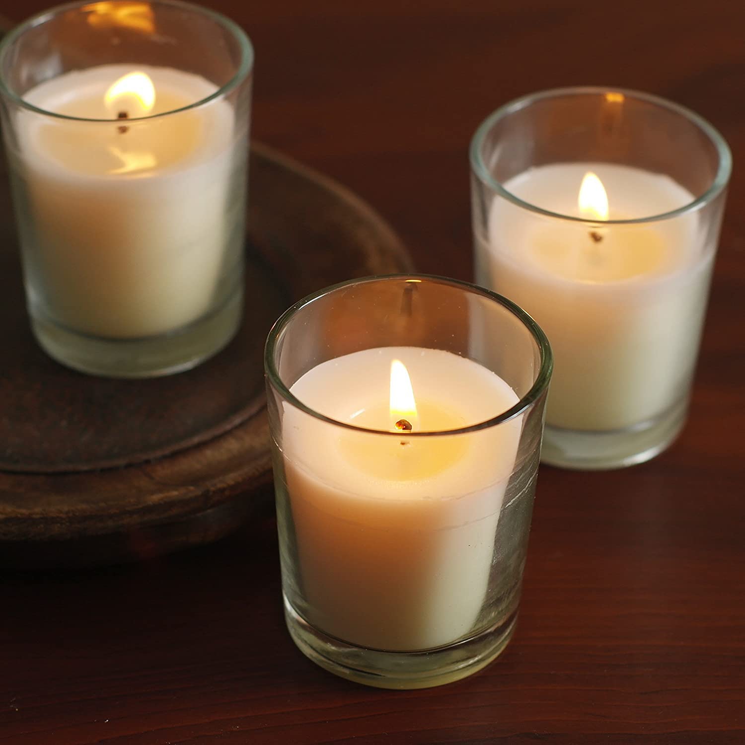 Hosley votives offer versatile use in homes, restaurants, and celebrations.