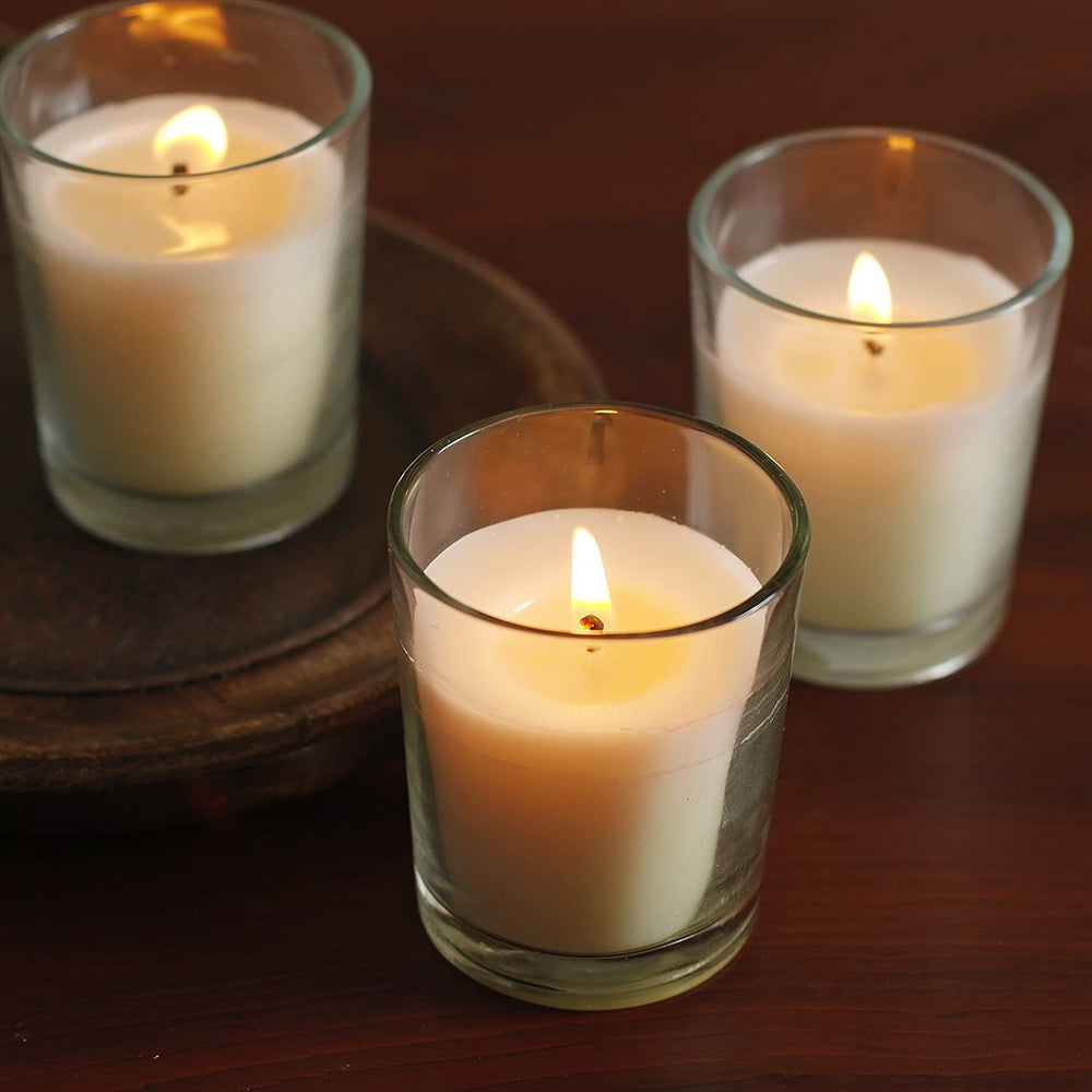 Hosley votives offer versatile use in homes, restaurants, and celebrations.