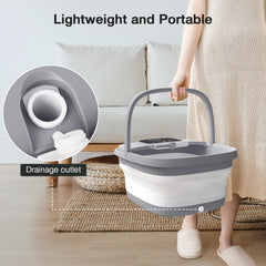 HOSPAN foot spa temperature control lets you set precise soaking temperatures