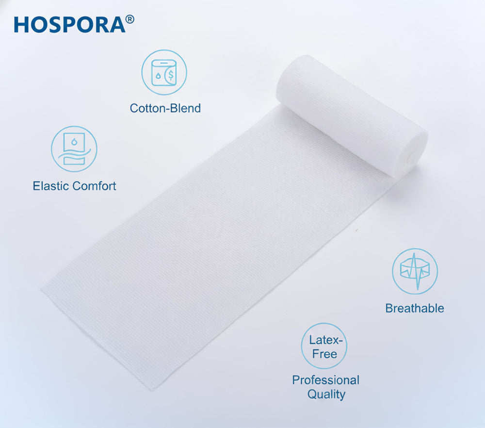 Hospora latex-free cotton gauze shows gentle skin contact