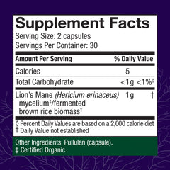 Host Defense Lion's Mane bottle with capsules, ready for brain support routines.