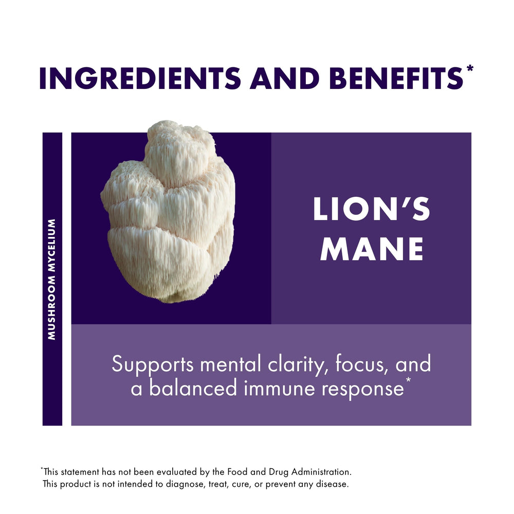 Professional taking Host Defense Lion's Mane capsules before work for daily focus.