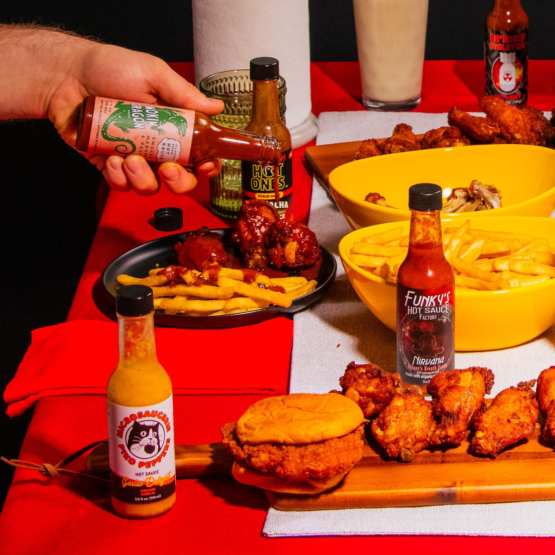 Close-up of HOT ONES Season 29 label highlighting natural ingredients