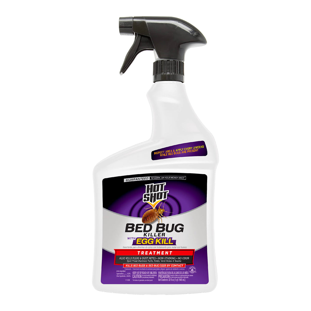 Hot Shot Bed Bug Killer spray bottle for fast room spot treatment