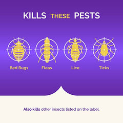 Hot Shot BedBug & Flea Fogger spray action demonstrates indoor pest control.