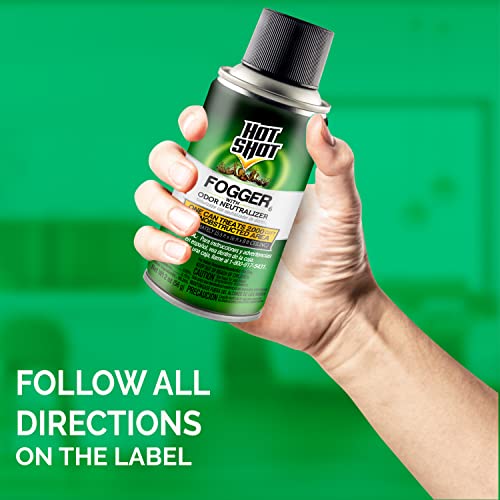 The 6-count pack of HOT SHOT Fogger with Odor Neutralizer.