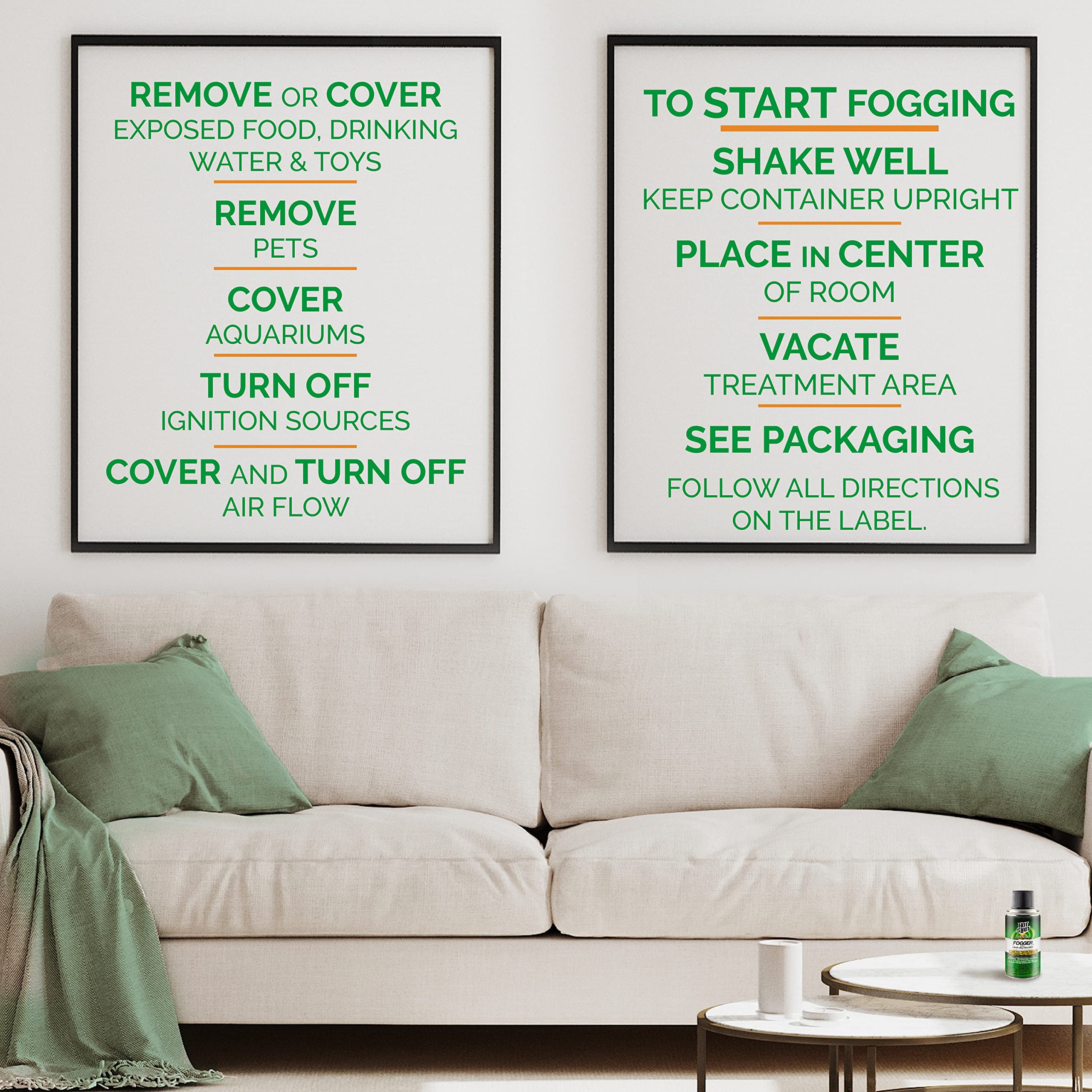 Non-staining formula ensures surfaces stay clean after treatment.