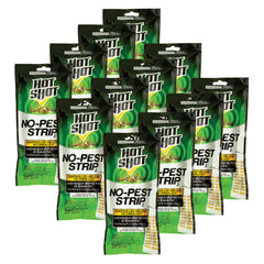 Hot Shot No-Pest Strip kills flying insects in garages and attics.