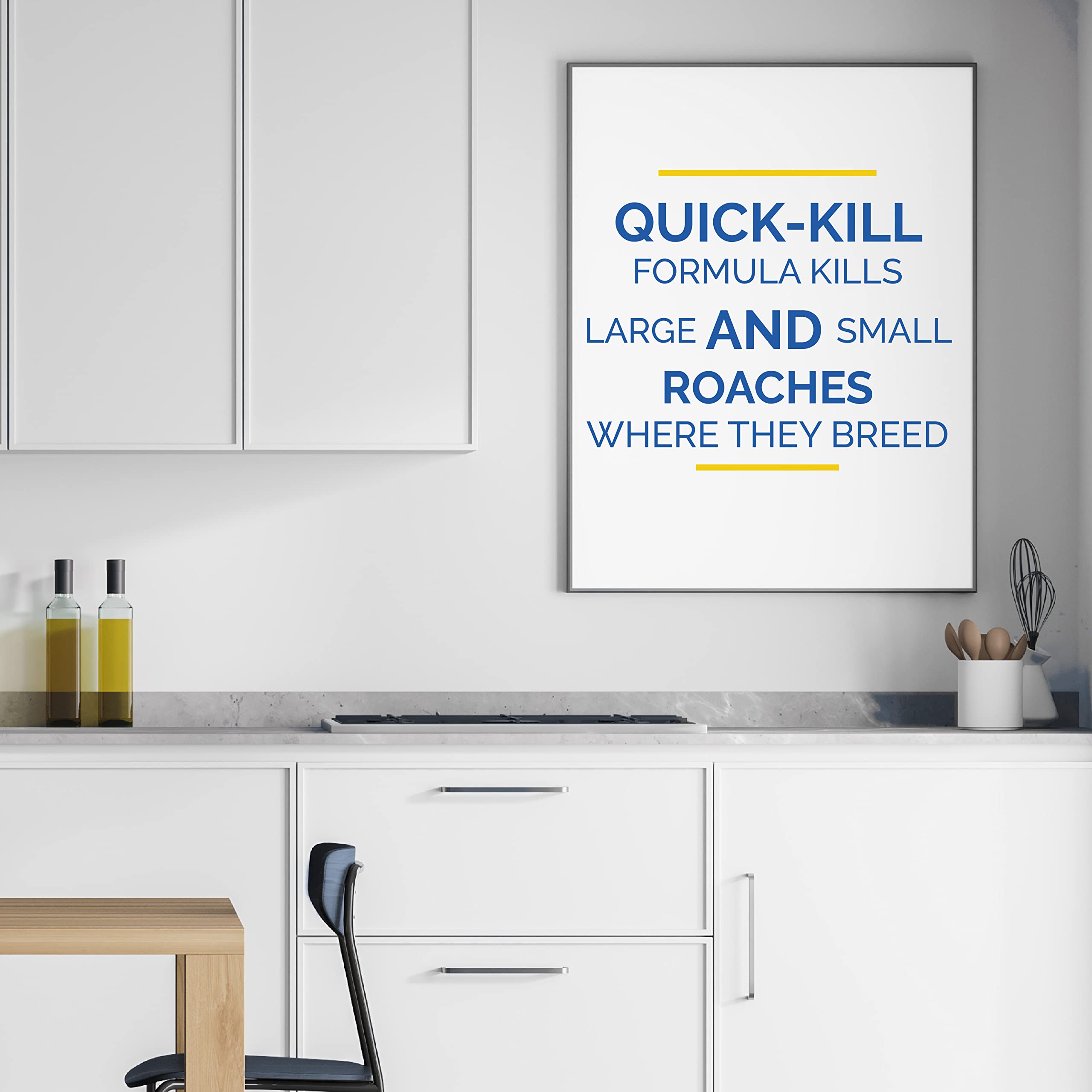 Hot Shot Ultra Liquid Roach Bait non-mess formula reduces residue