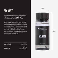 Hotel Collection My Way diffuser oil with iris adds subtle luxury to spaces.