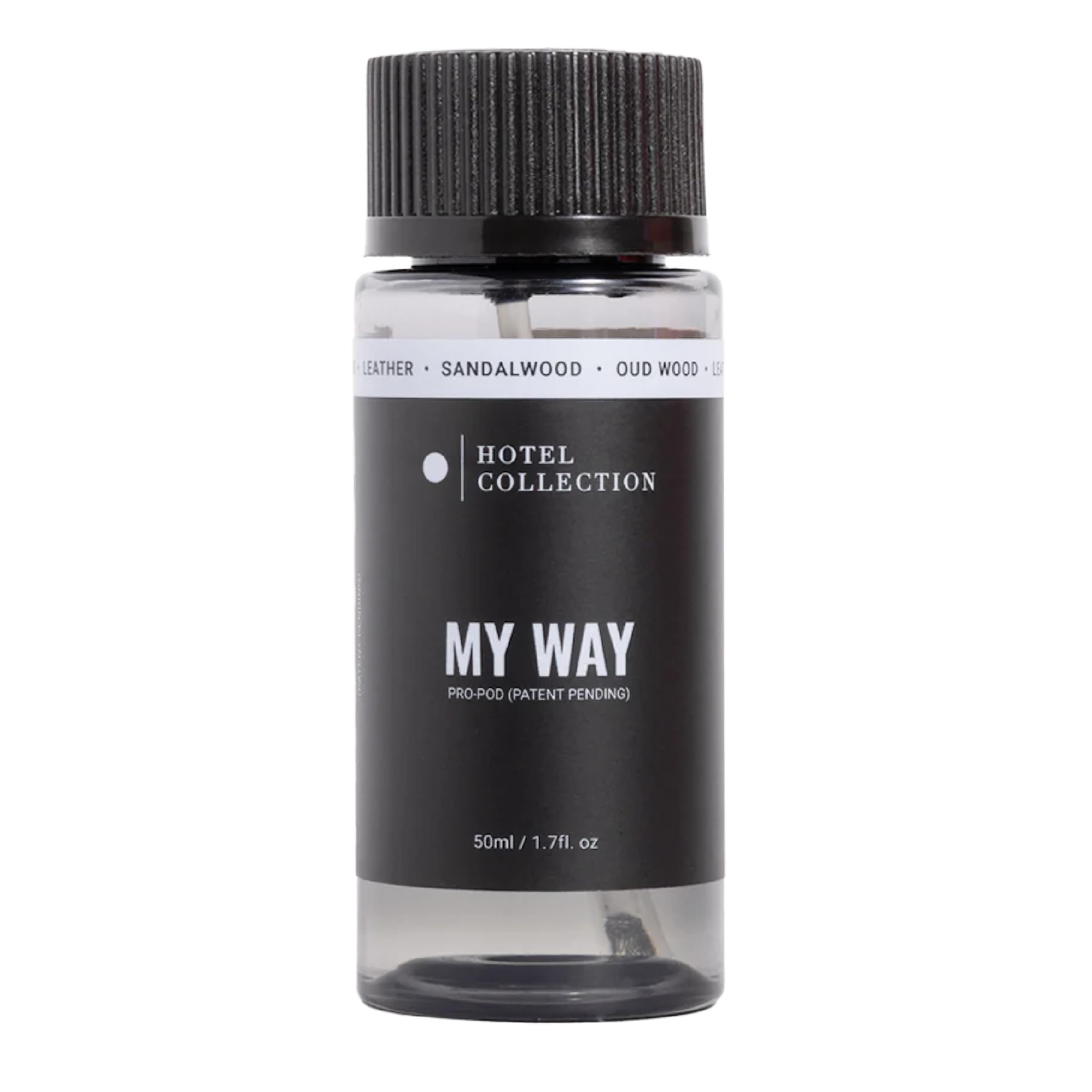 Hotel Collection My Way Pro-Pod diffuser oil with sandalwood for a warm room scent.