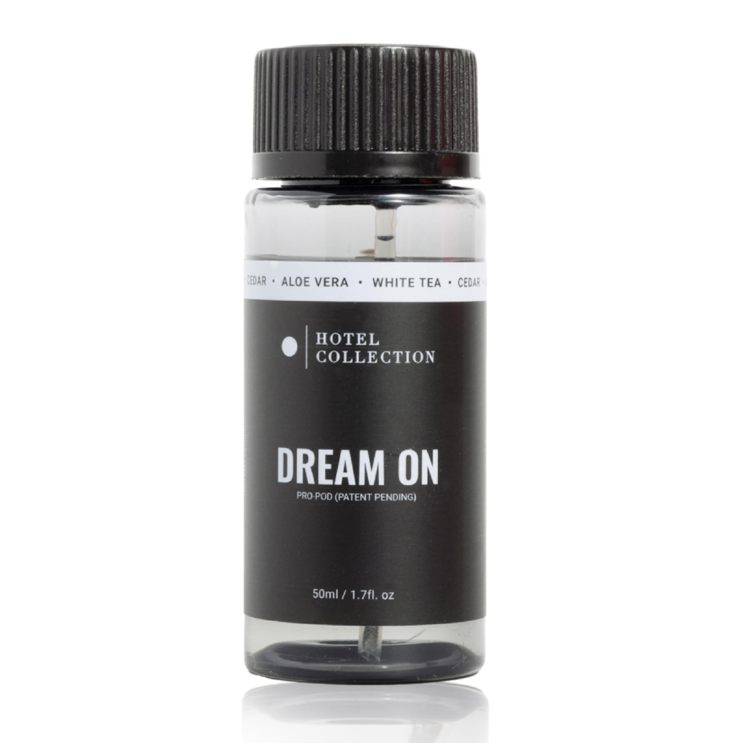 Hotel Collection Dream On Pro-Pod oil with white tea and cedar notes for a calming ambiance.