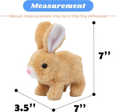 HOTKSOFT Easter Bunny Toy ears wiggle to capture a child’s attention.