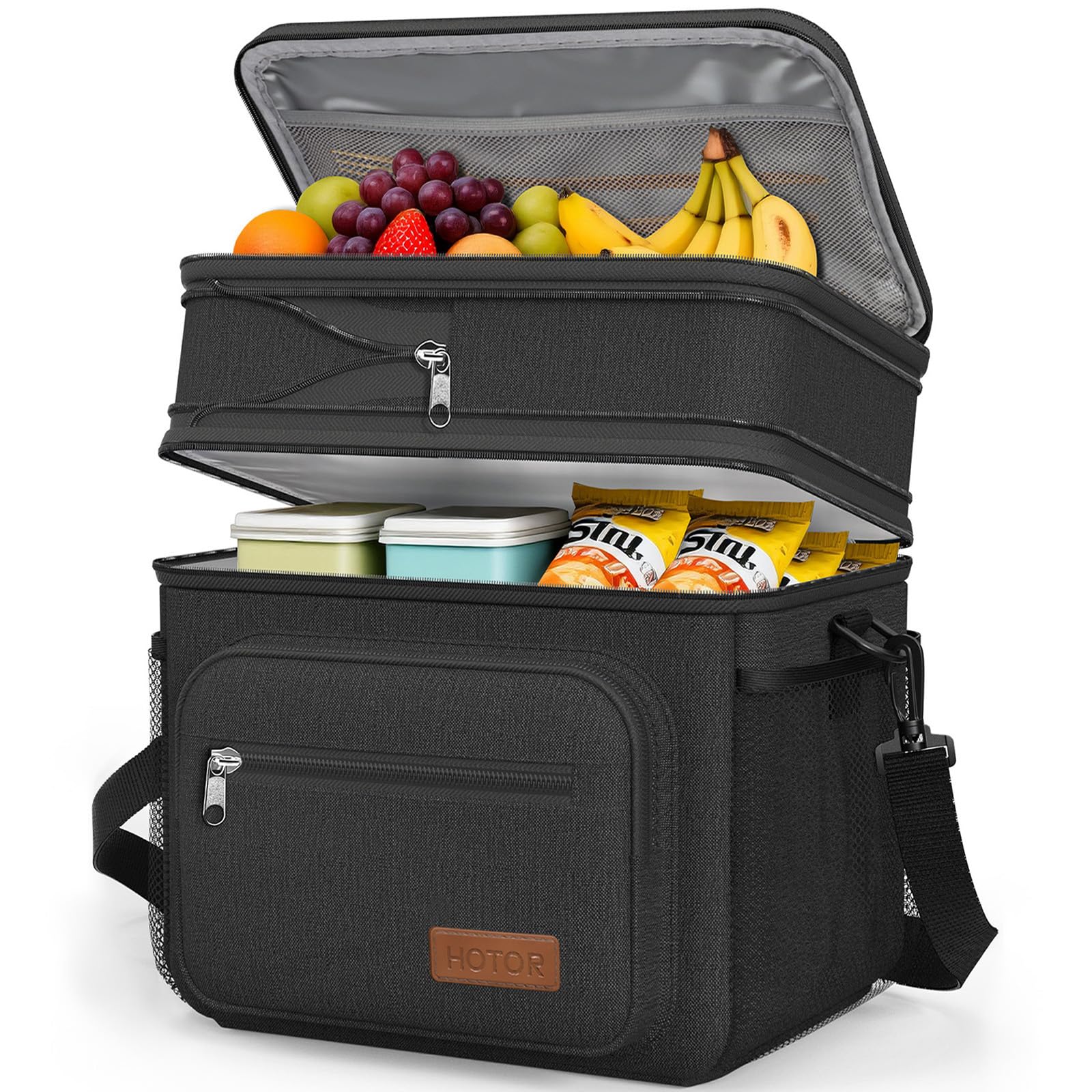 HOTOR lunch box top handle for easy daily carry during commutes and trips
