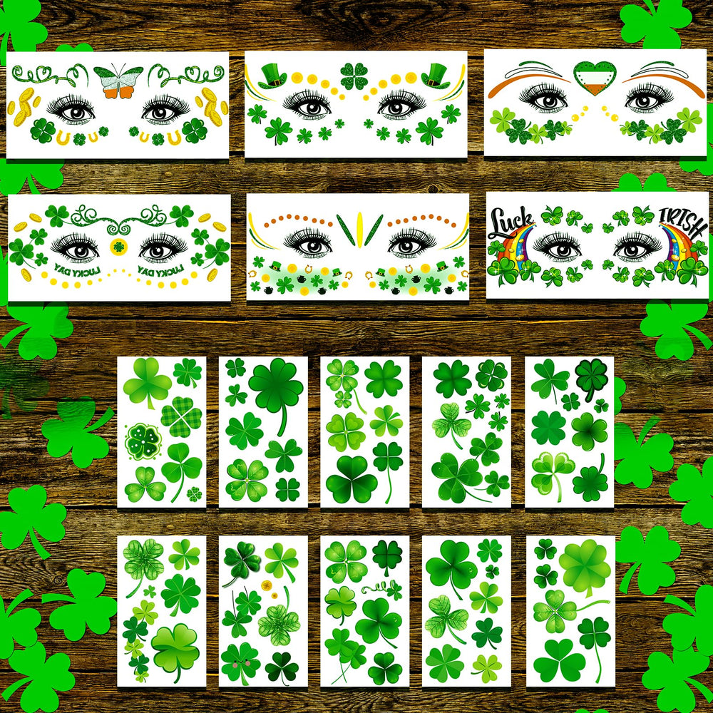Close-up of Hotoyannia glitter tattoo patterns showing detailed designs