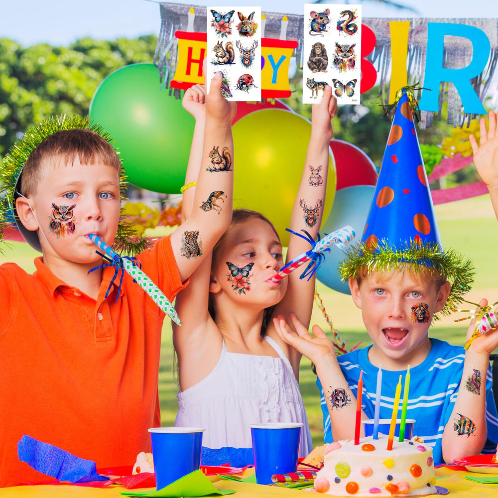 Hotoyannia kids arm tattoos on display, perfect for party favors and themed play